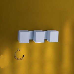 IDEAL ARANDELA CUBE ART. 3 GU10 A-93 - BC