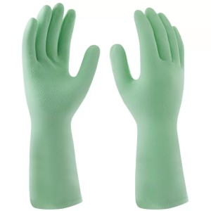 LUVA BORRACHA MUCAMBO VERDE PRO 250 FORRADA ANTIDERRAPANTE - 9-XG